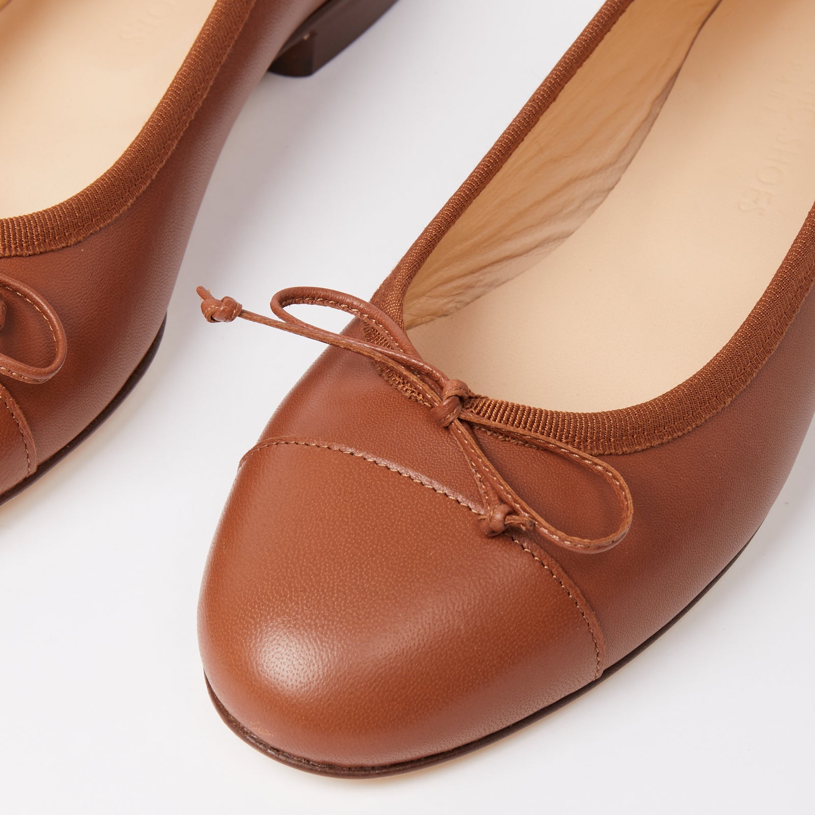 Ballerine camel cuir online